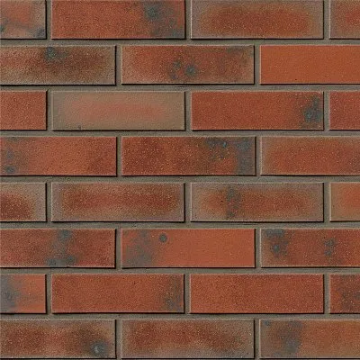 Клинкерная облицовочная плитка WESTERWALD Пестрый (bunt) гладкая (glatt) 240x14x52 мм, Röben