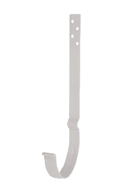 Крюк крепления желоба удлиненный, сталь, d-150 мм, белый,  Aquasystem