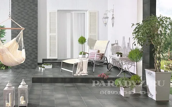 Плитка фасадная 245x66x7,5мм, Semir Grafit, Paradyz, изобр. 3