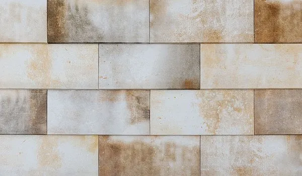 Клинкерная дранка Rustikotta, 200х400 мм, White splatter, Tempio, изобр. 1