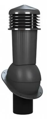 Вентиляционный выход WiroVent EVO (Braas Таунус) изолированный 150мм, Антрацит, Wirplast