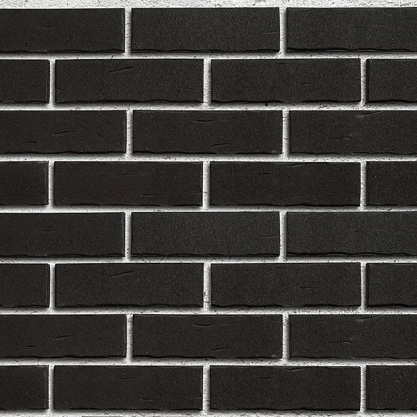 Облицовочный кирпич AARHUS Антрацит (anthrazit) фактурная, 210x100x50 мм, Röben, изобр. 1