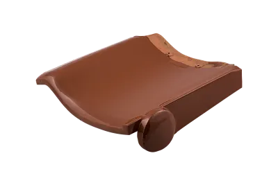 Боковая правая черепица, TS-roof (Самурай), Глянцевый красный, Maruso