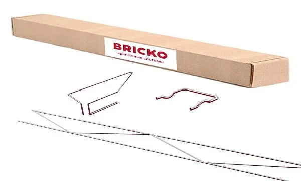 Комплект №2 SK-H для типа кладки на ребро внутрь, проём шириной 70-105 см., Bricko, изобр. 1