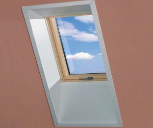Откос для пластиковых мансардных окон (белый), 30 см, XLW-P, 94x140, Fakro