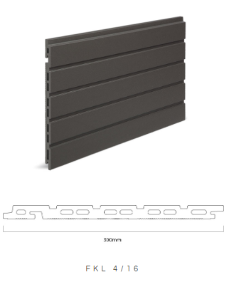 Керамическая плитка для вентилируемого фасада, система FKL-4/16, Tempio