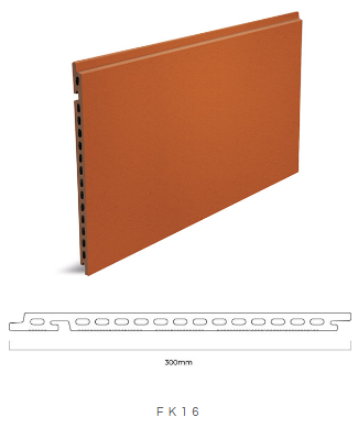 Керамическая плитка для вентилируемого фасада, система FK16, Tempio