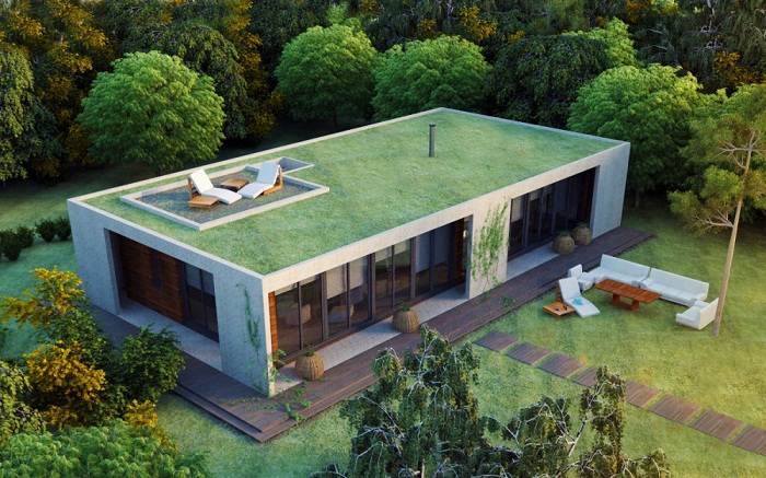 Проекты дома с плоской крышей | ЕвроДом